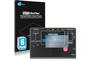 6-Pack Protective Screen Protector for Korg TM-60 Tuner Metronome