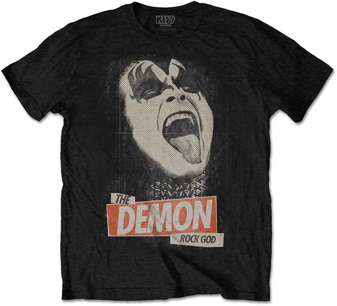 Amazon | [KISS] キッス THE DEMON ROCK GOD・Tシャツ・オフィシャル