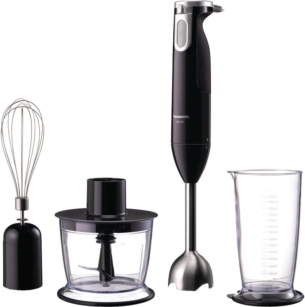Panasonic MX-SS1 Hand-Held Immersion Blender, Black