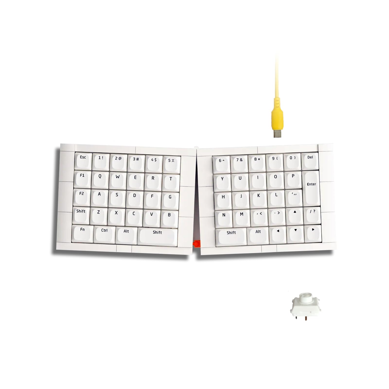 Amazon | KBDcraft 07Israfel 50%エルゴスプリット ロー