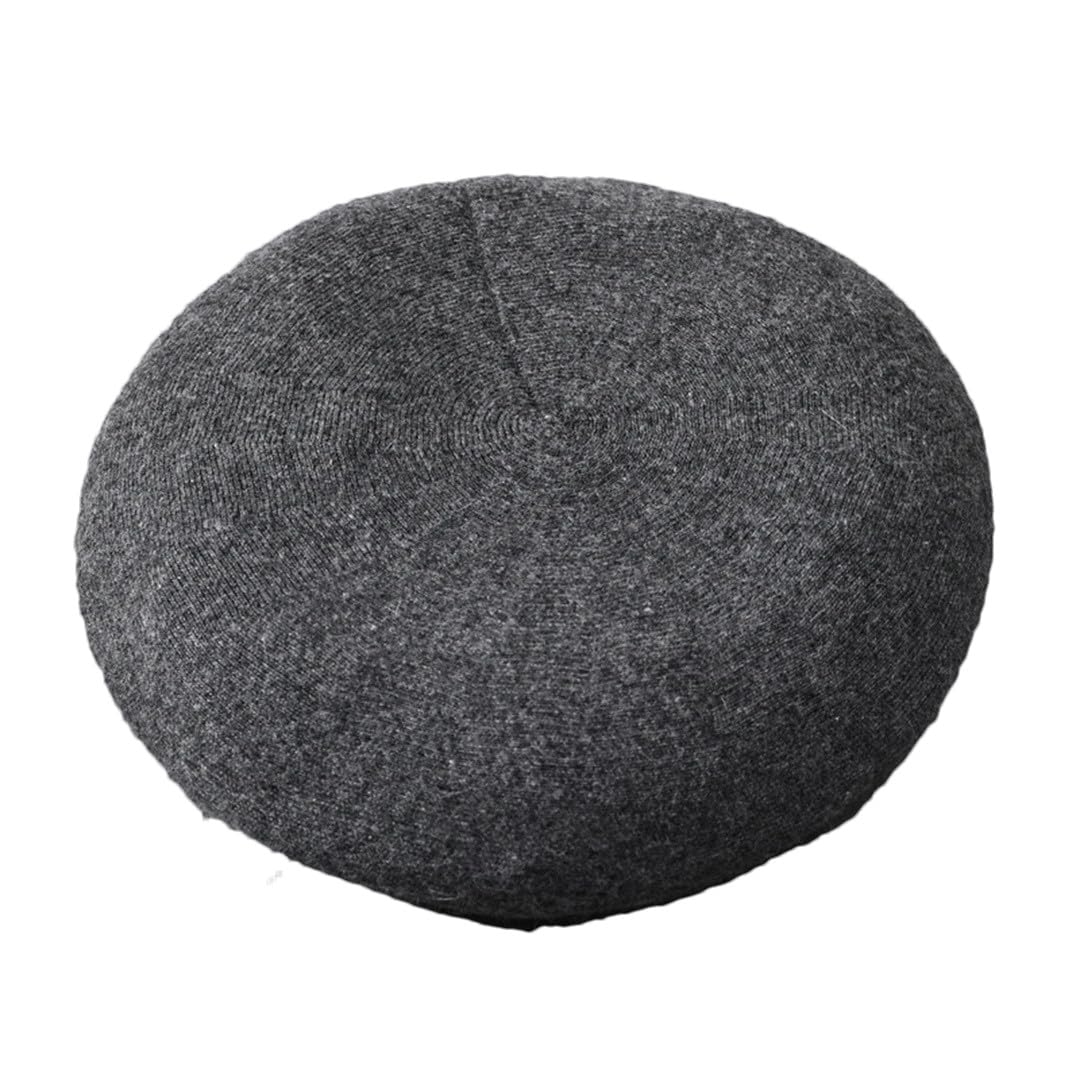 Wvapzxx Damskie wełniane berety ciepła zimowa czapka beanie zwykły jednolity kolor eleganckie jesienne czapki malarskie