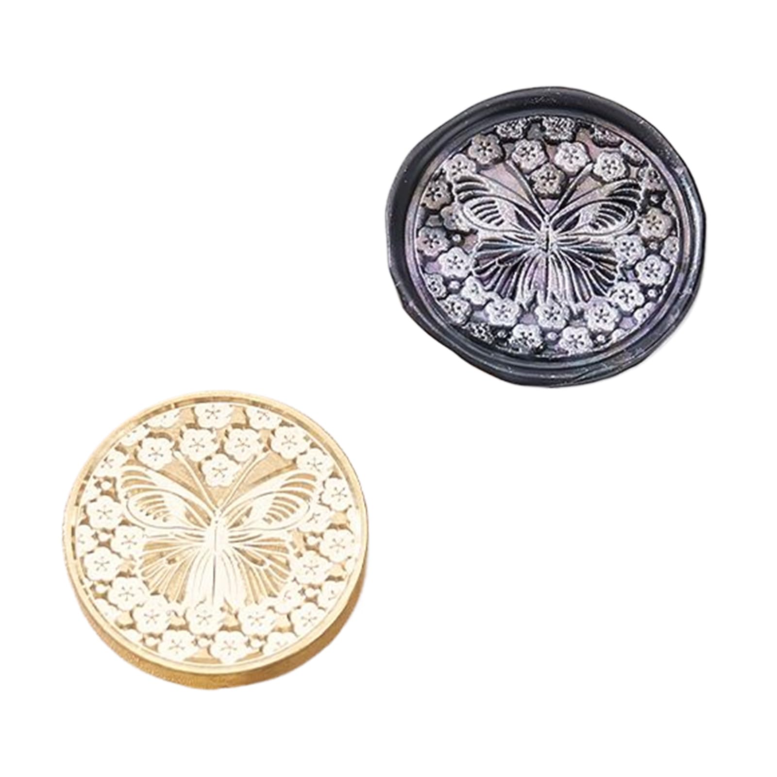 CRFFZ Series Wax Seal Stamp Sealing Wax Stamp for Envelopes Wedding Invitations Cards Gift Wrappings Decorations Seal Butterfly Series Sealing for Envelope Invitation Cards