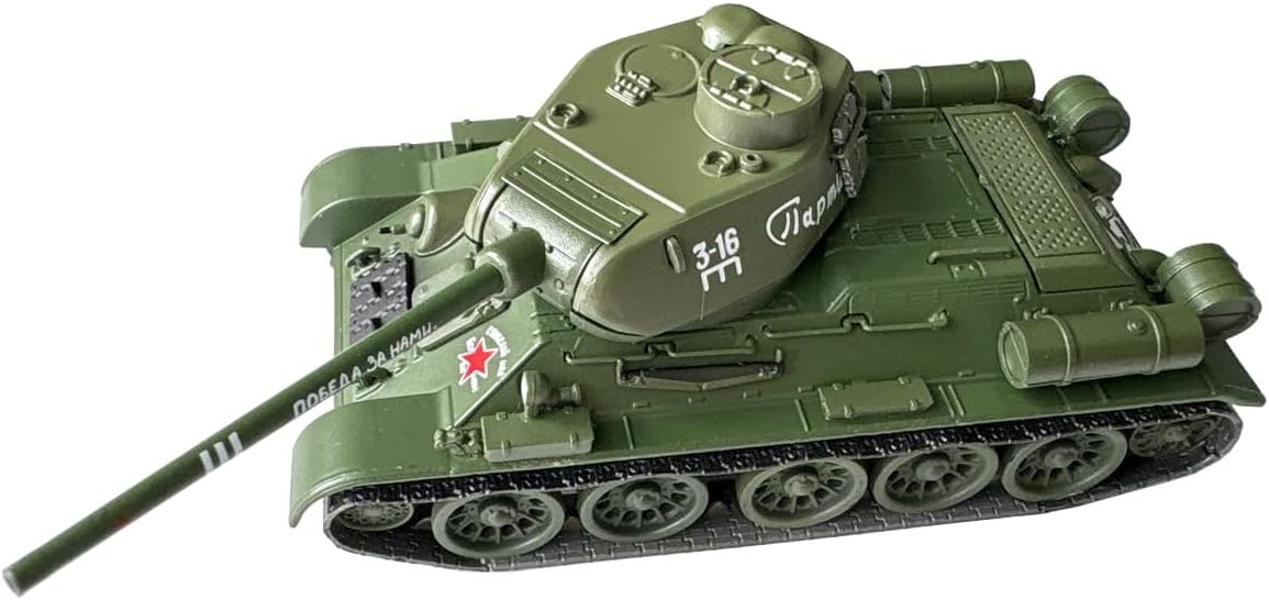 1/72 Scale Russian T34 T-34-85 Medium Tank Metal Model Gift Ornament Collection (3-16)