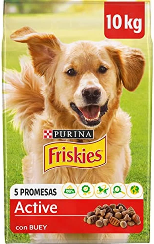 Purina Friskies Vitafit Active Pienso para Perro Adulto Buey 10 Kg