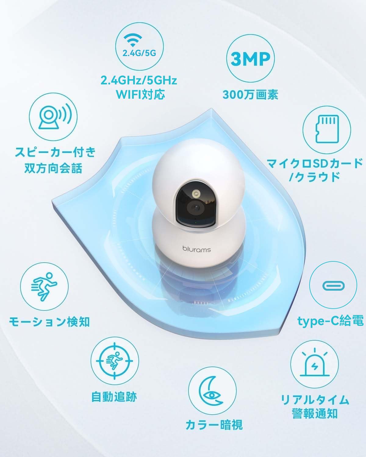 Amazon.co.jp: 【2台セット・フルカラー暗視・300万画素】ペット