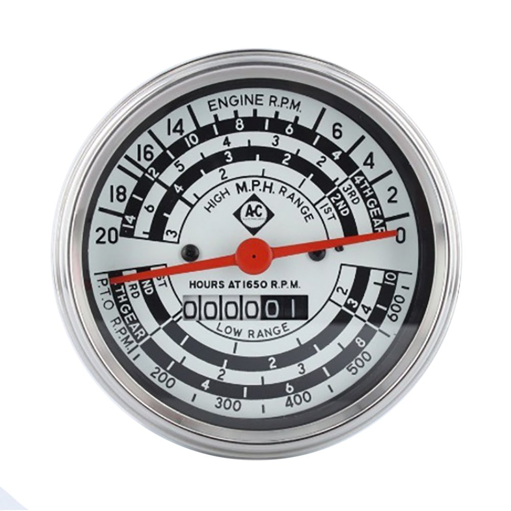 RAParts 70228818 Tachometer/Operation Meter Fits Allis Chalmers D14 D15 D17 I40 I400