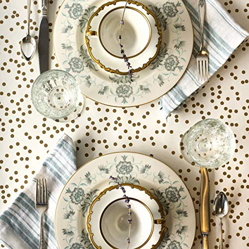 Gold Confetti Paper Table Runner 25' American Made #TOP4