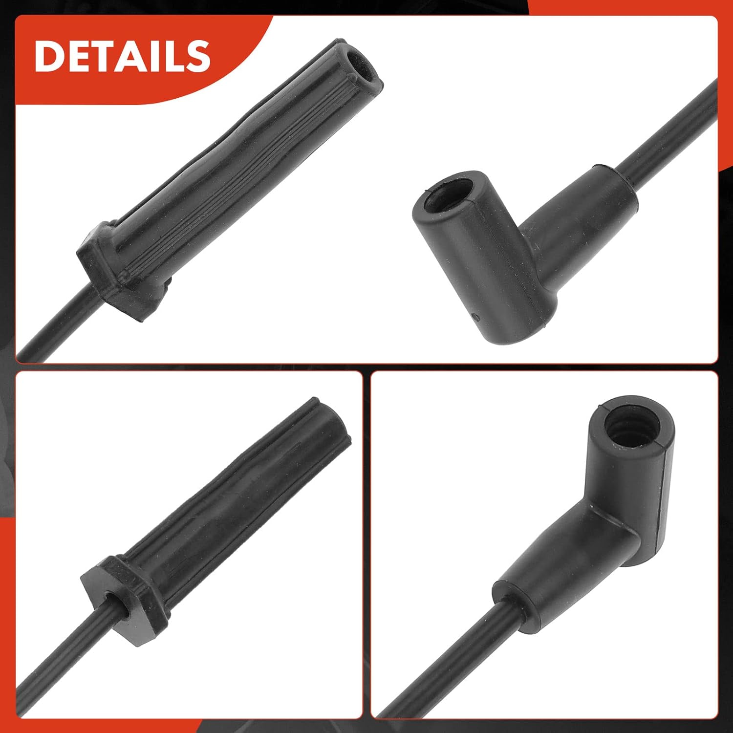A-Premium Ignition Spark Plug Wires Set of 6 Compatible with Chevrolet Impala Lumina Monte Carlo Venture Buick Century Oldsmobile Silhouette Grand Prix Pontiac