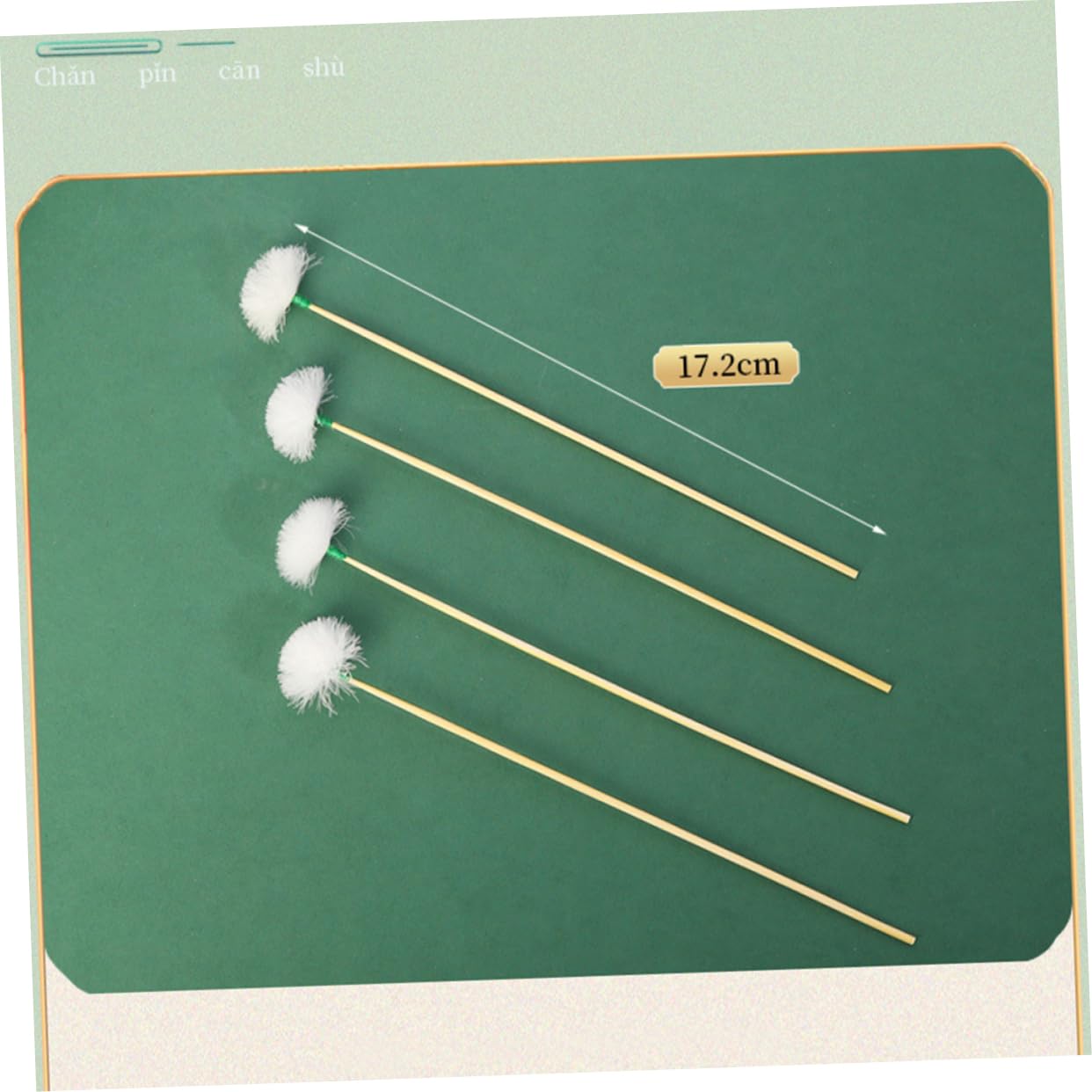 ARTSEWPLY Convenient 8pc Set of Bamboo Goose Ear Picks for Earwax Removal Cleaning and Massaging