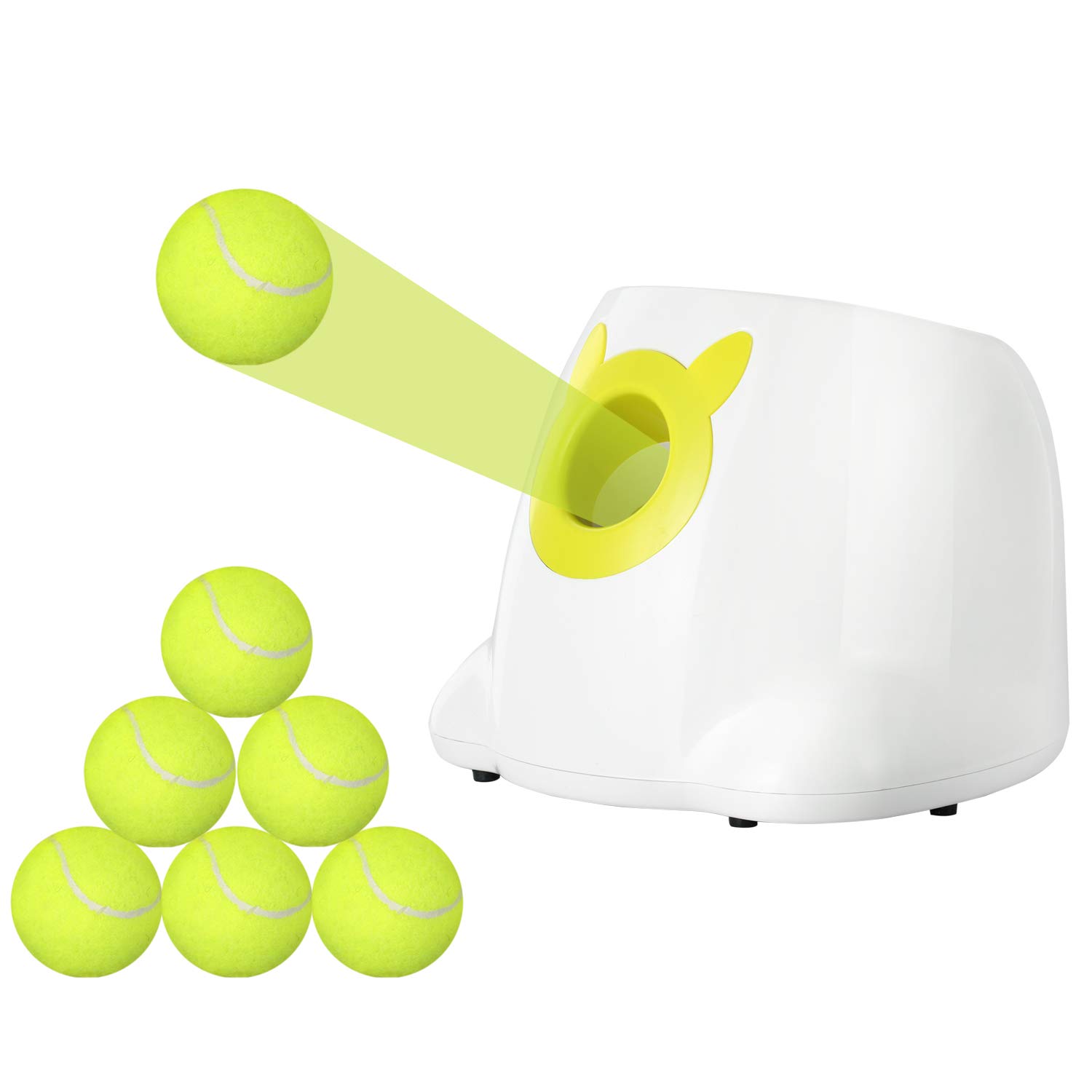 Buy Automatic Dog Toy Ball Launcher, Pet Tennis Ball Thrower Machine