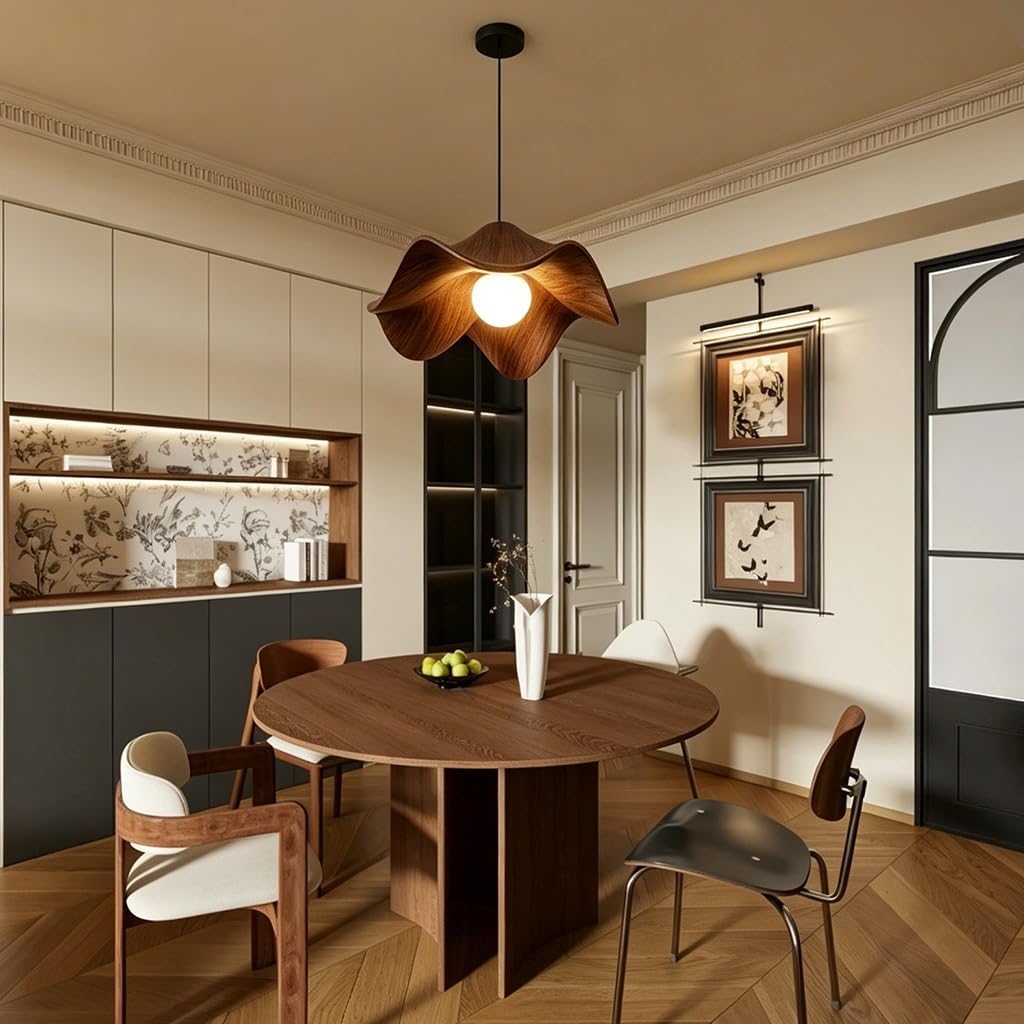 Lustre décoratif ondulé Lustres bohème en fer forgé Plafonnier italien moderne Hauteur du câble de suspension réglable Compatible avec une ampoule G9 Idéal pour les chambres les cuisines