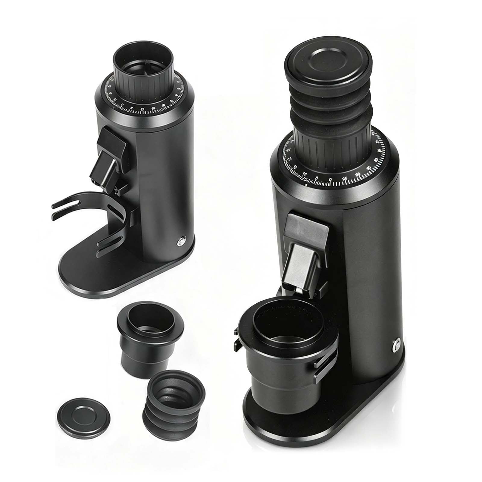 Molinillo Dosificador para CafeteríAs: Muelas De 80 Mm Y Soporte Black | Optimizado para un flujo de trabajo rápido; compatible con cestas de 58 mm y ajuste micrométrico de 100 niveles.