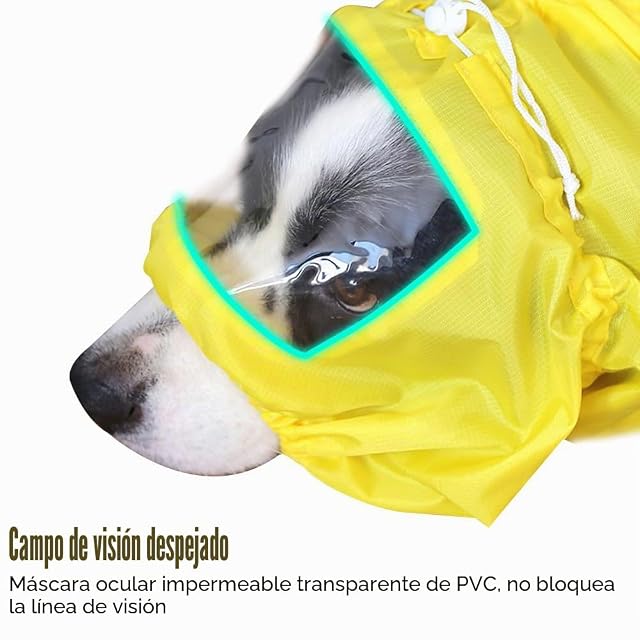 Foto 5 de 7 de Gorro de ducha para perros, gorro de lluvia para natación ajustable para perros