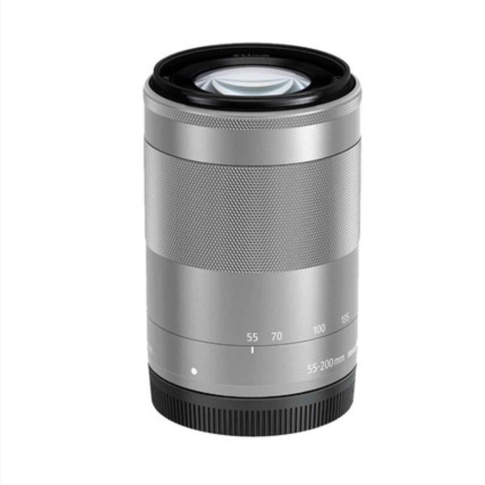 Compatible for Canon M M2 M3 M5 M6 M50 M100 M200 EF-M 55-200mm f/3.5-6.3 IS STM Micro Single Zoom Lens(Silver)