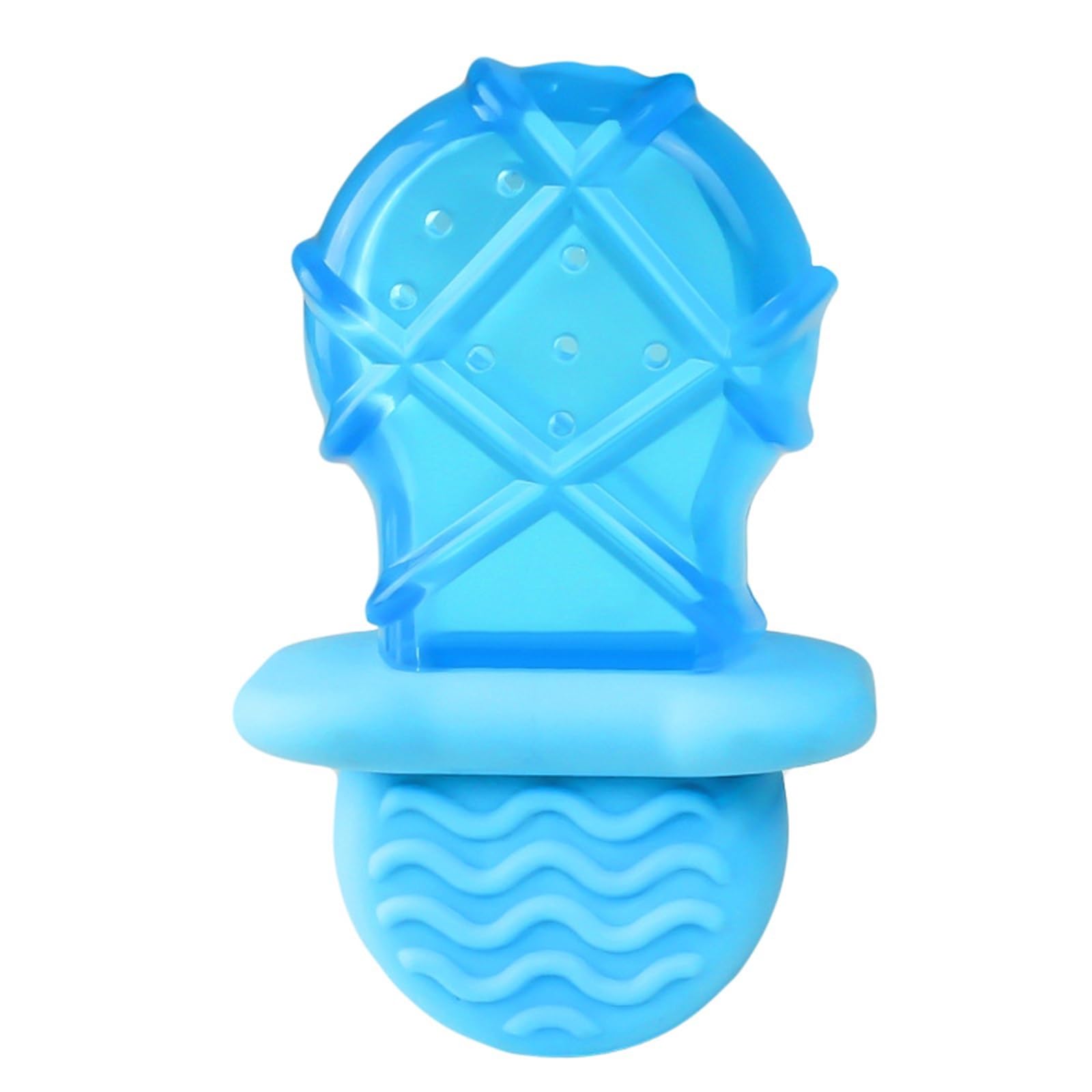 Eowstar Durable Chew-Resistant Dog Ice Cube Toy - Water-Filled Frozen Cooling Supplies for Large and Medium Breeds(Pacifier)