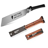 HAUTMEC 9&OpenCurlyDoubleQuote; Foldable Pull Saw & 6" Double-Edged Hand Saw