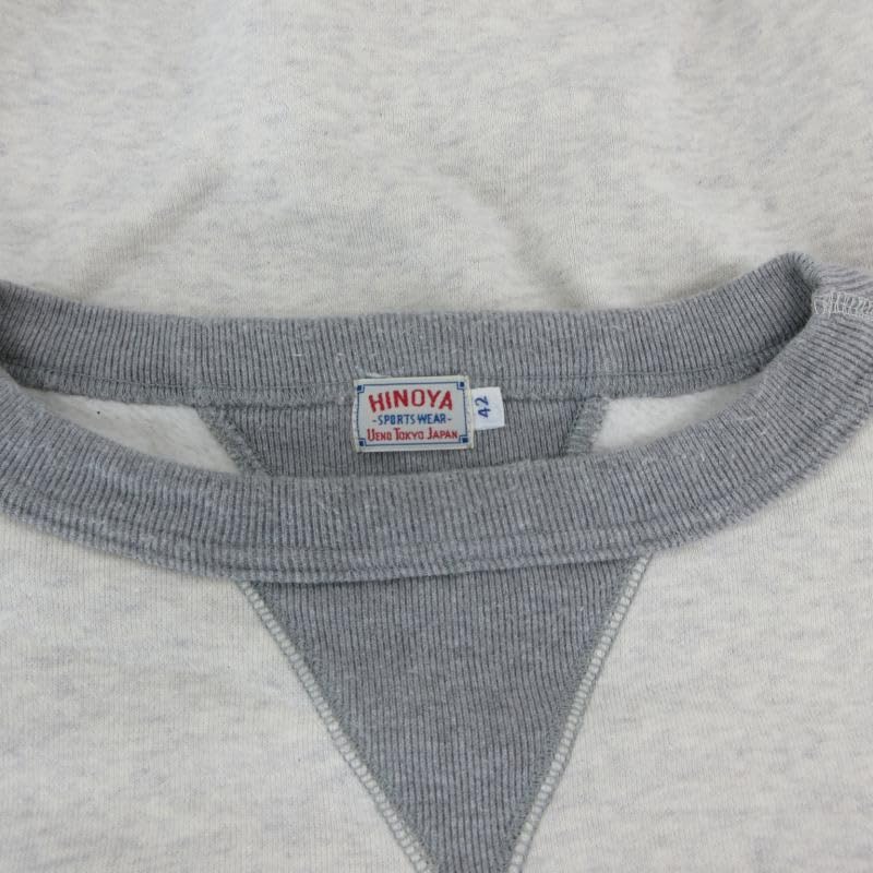 Amazon.co.jp: HINOYA ヒノヤ スウェット トレーナー Vガゼット 長袖