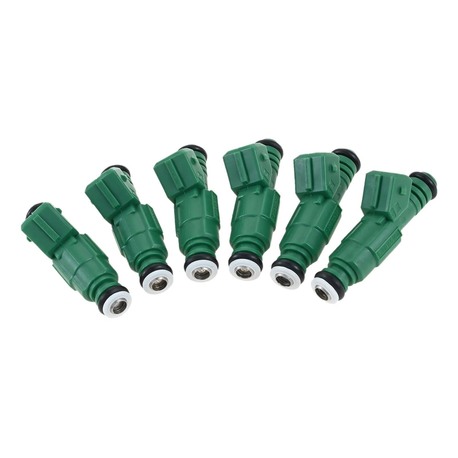 wtryskiwacz paliwa Dysza przepływu paliwa 6 szt. 0280155968 wtryskiwacz paliwa do samochodu, pasuje do Chevroleta, pasuje do Forda LS1 LS6, pasuje do Boscha, 42 funty, wyścigi motorowe, 440 cm3