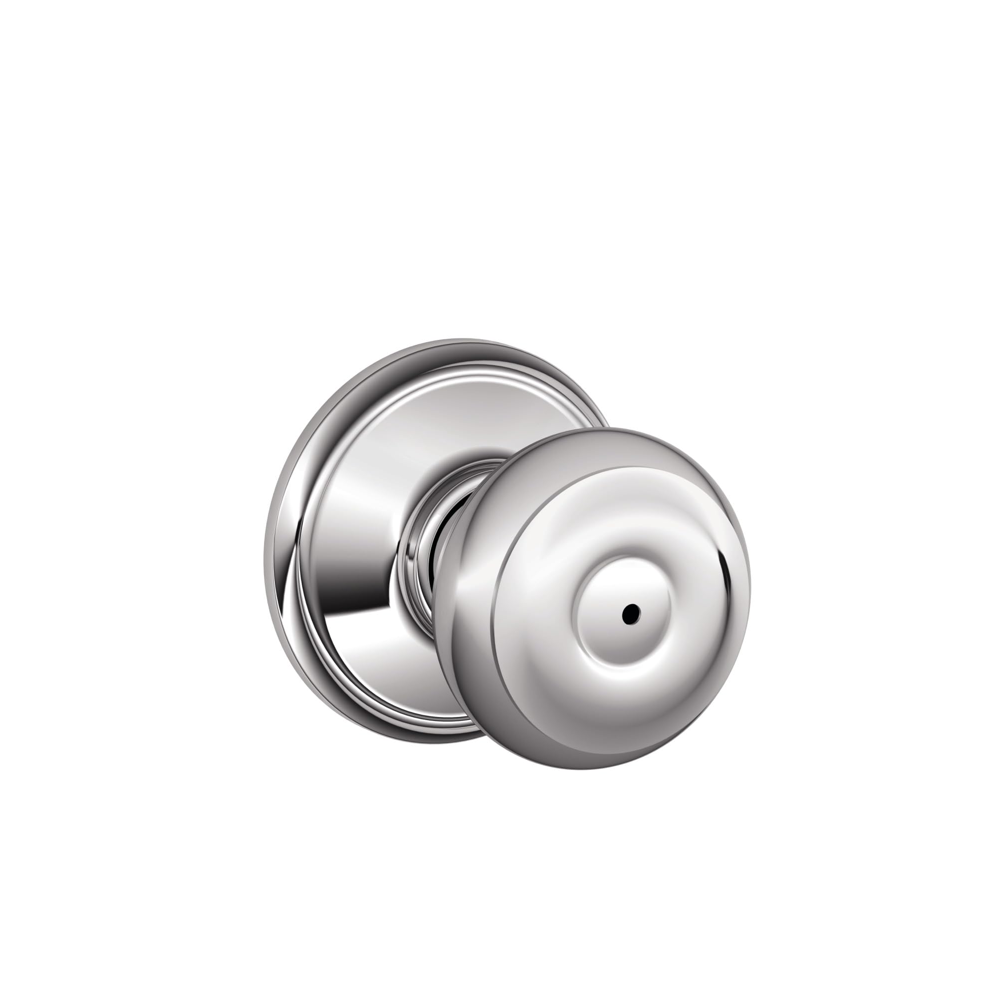 SCHLAGE F40GEO625 Gürcü Gizlilik Kapı Topuzu, Parlak Krom