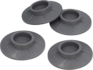 Podkładki antywibracyjne pralki, podkładki antywibracyjne, zatrzymujące ruch pralko-suszarki, drżenie, chodzenie, poślizg, do cokołów pralki i suszarki, 4 liczby, 3,9 x 3,9 x 0,9 cala