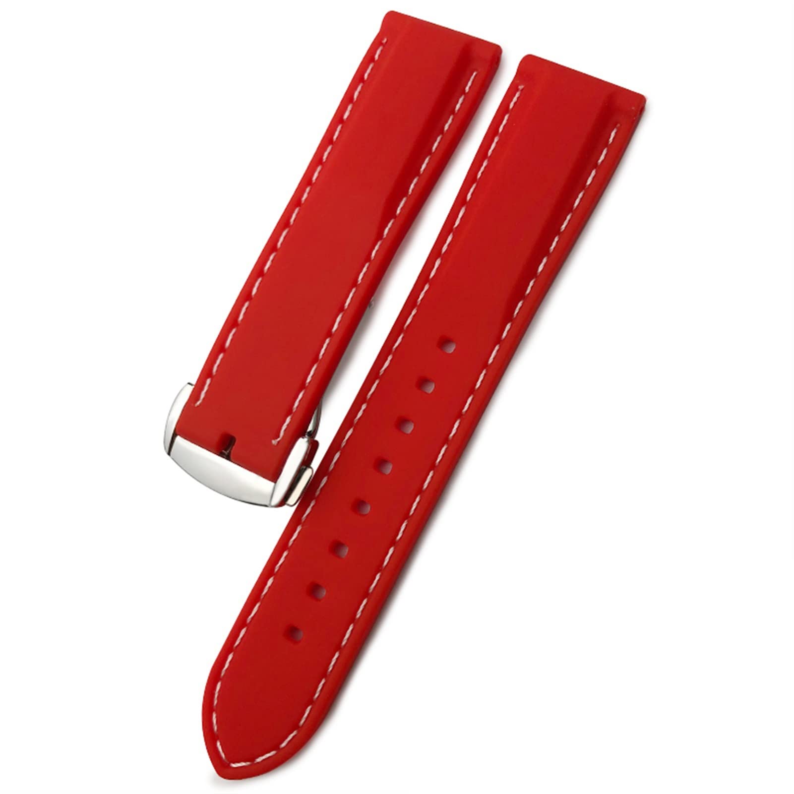 20mm 19mm 22mm Gomma Silicone Impermeabile Cinturino Adatto Per Omega Per IWC Per SKX 007 Cinturino