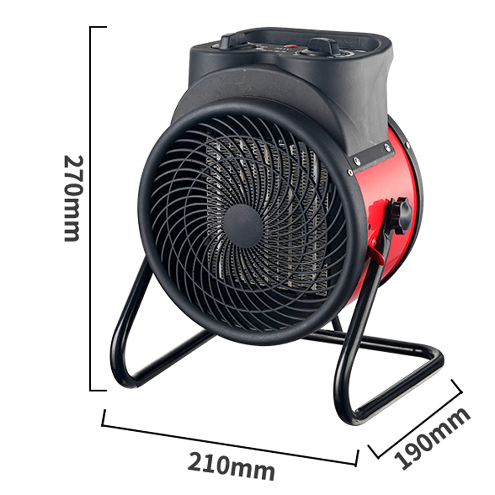 LTLJX Industrial Fan Heater, Heavy Duty Electrical 2000W Free Standing  Convector Ceramic Heater with Overheat Protection for Bathroom, Living  Room, Hotel, Greenhouse : Amazon.ca: Home