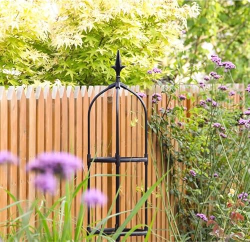 Large Metal Garden Arch Trellis with Base