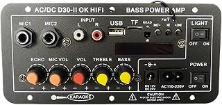 Amp Board | Wireless Display Card Slot USB Decoding,Amplifier Car Audio,for Women Men Speakers Home Sound System Karaoke Road Trip Travel Friends Gathering Outdoor Activities Camping