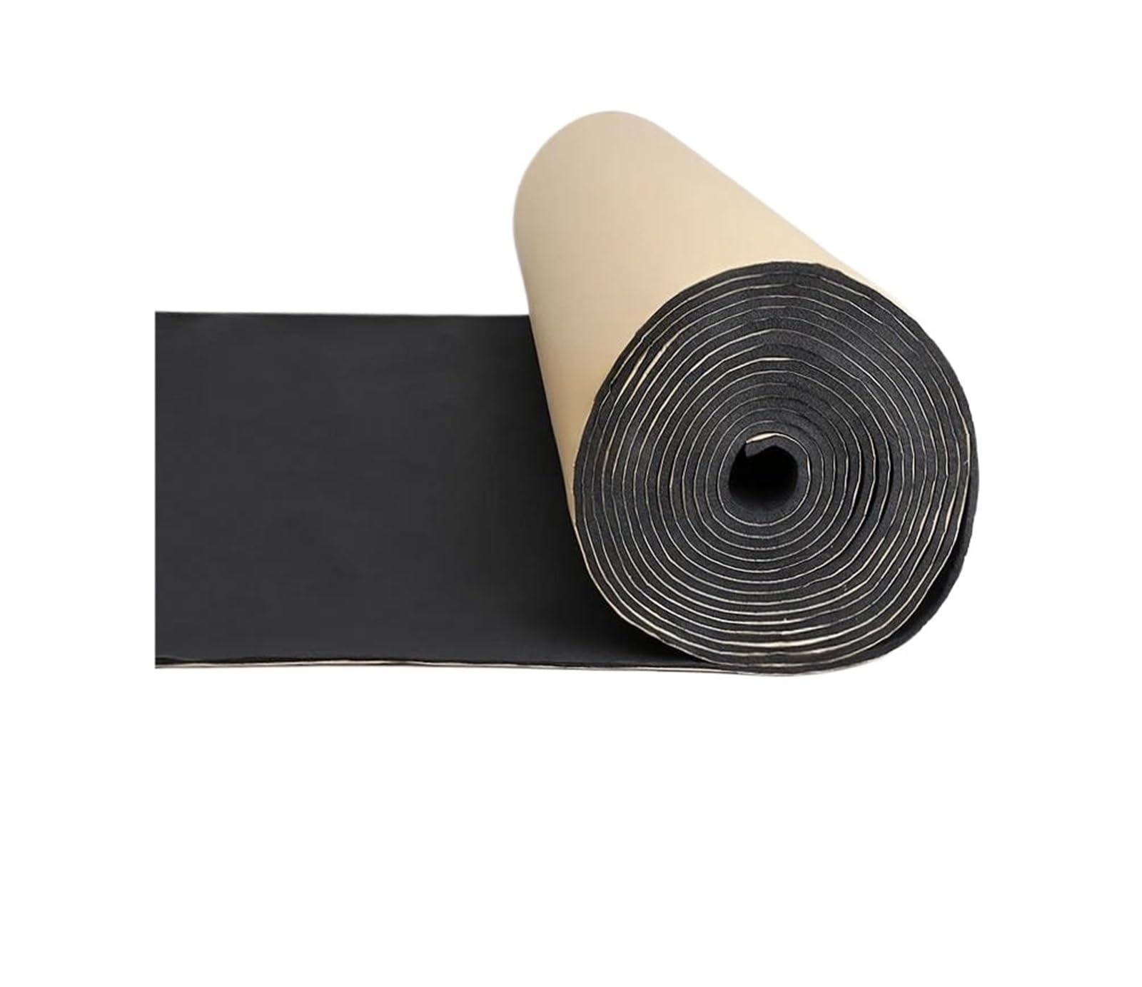 Aislamiento automóviles Almohadilla De Aislamiento Térmico Para Coche Espuma Autoadhesiva 3 Mm 5 8 100 Cm X Color Negro almohadilla de aislamiento