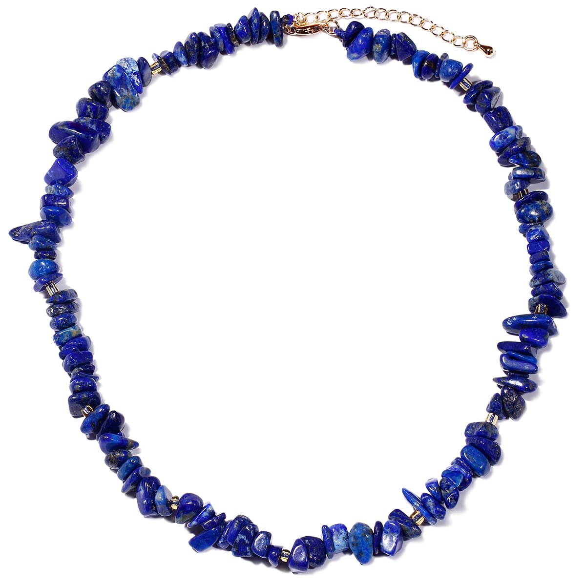 Jewboo Amethyst Rose Quartz Crystal Tumbled Chip Stone Chakra Necklace for Women Healing Crystals and Gemstones Bring Wealth and Luck Balance Meditation Jewelry Gifts (16"+2")