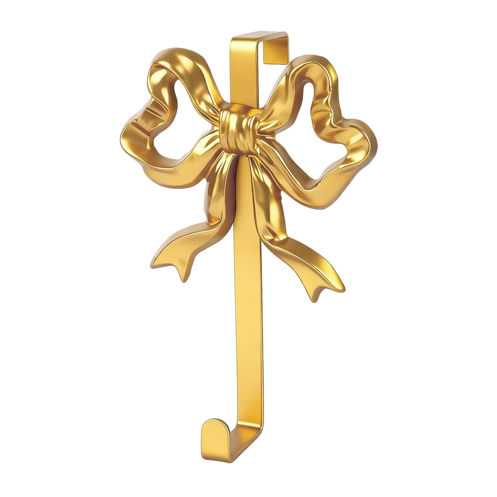 Kalttoy Space Efficient Bowknot Stainless Steel Hook for Bedroom Bathroom Decoration Elegant Towel Coat Hanger Decorative Wall Hook Easy Install