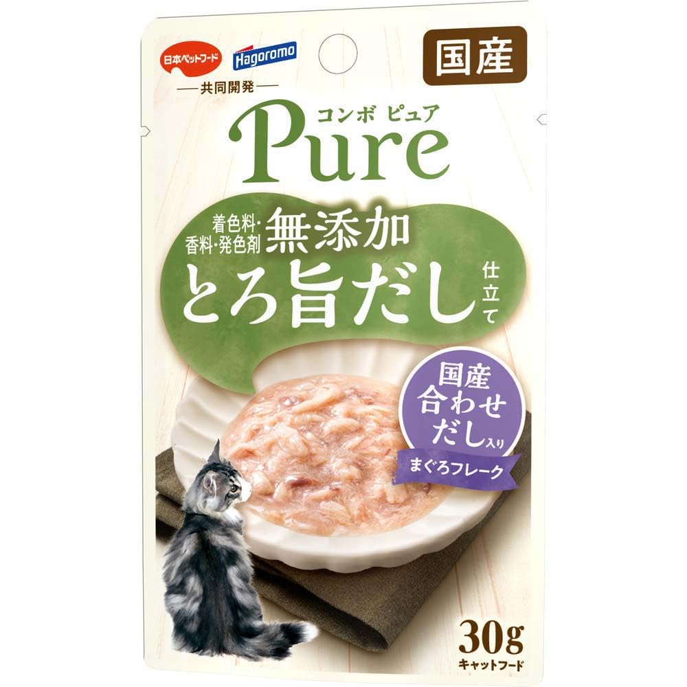 コンボ キャットフード ピュア パウチ まぐろ・国産合わせだし入り 30ｇ×12…