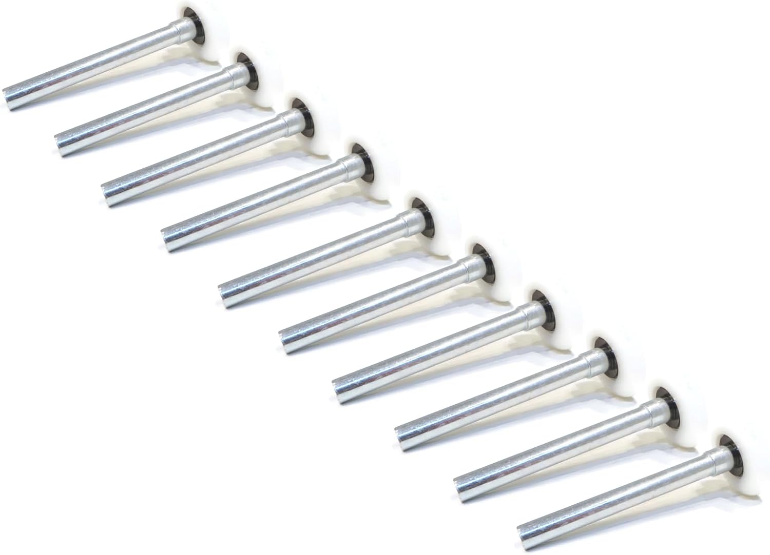 The ROP Shop (Pack of 10) 2" Capped Nylon Garage Door Rollers with 4" Stem & 13-Ball Bearing