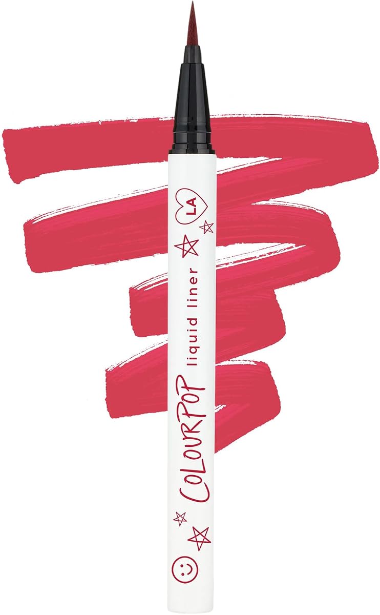 ColourPop BFF Liquid Liner - Delineador de ojos líquido con punta de fieltro de precisión - Delineador de ojos de color altamente pigmentado y edificable con una fórmula resistente a la transferencia - Pruébame (0.02 oz)