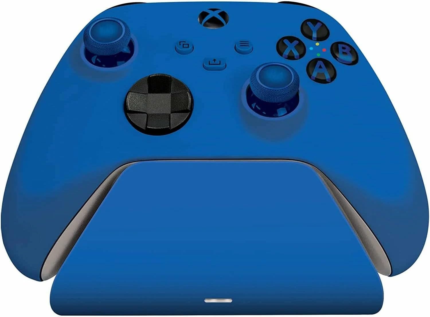 Razer Universal Quick Charging Stand for Xbox Series X|S: Magnetic Secure Charging - Perfectly Matches Xbox Wireless Controllers - USB Powered - Shock Blue (Controller Sold Separately)