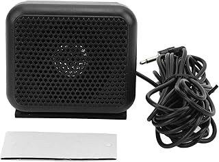 External Speaker Rectangular Car Mini Portable Two Way Radio Speaker Universal Replacement for FT‑7800R FT‑7900R FT‑8800R FT‑8900R