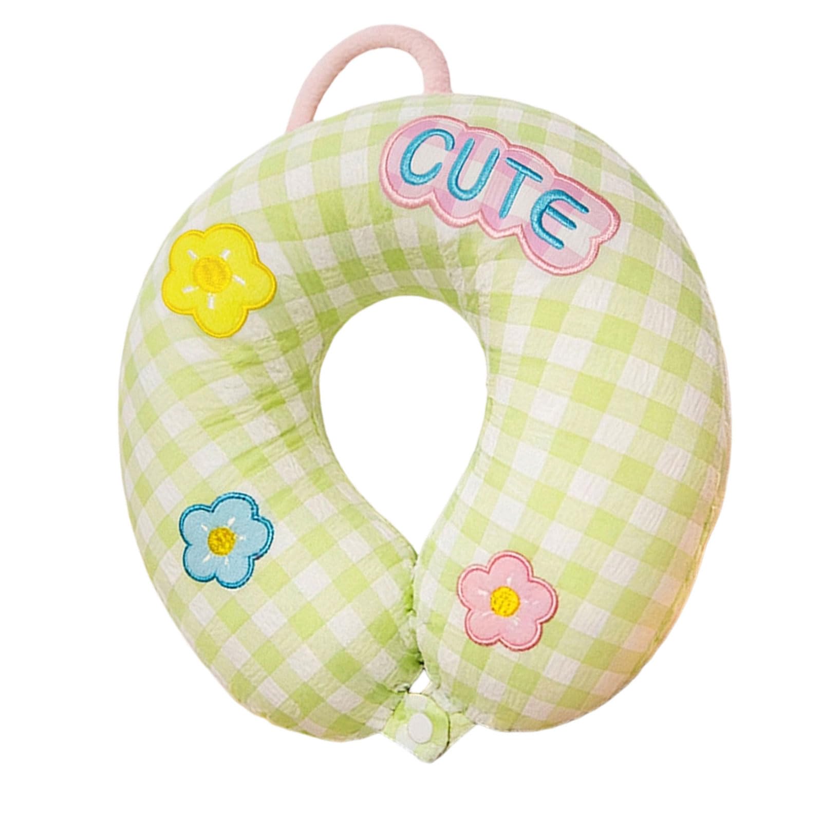 Qusinfc Portable Travel Necks Pillow Craft of Memory Foam for Airplanes and Offices Ergonomic Necks Rest Pillow