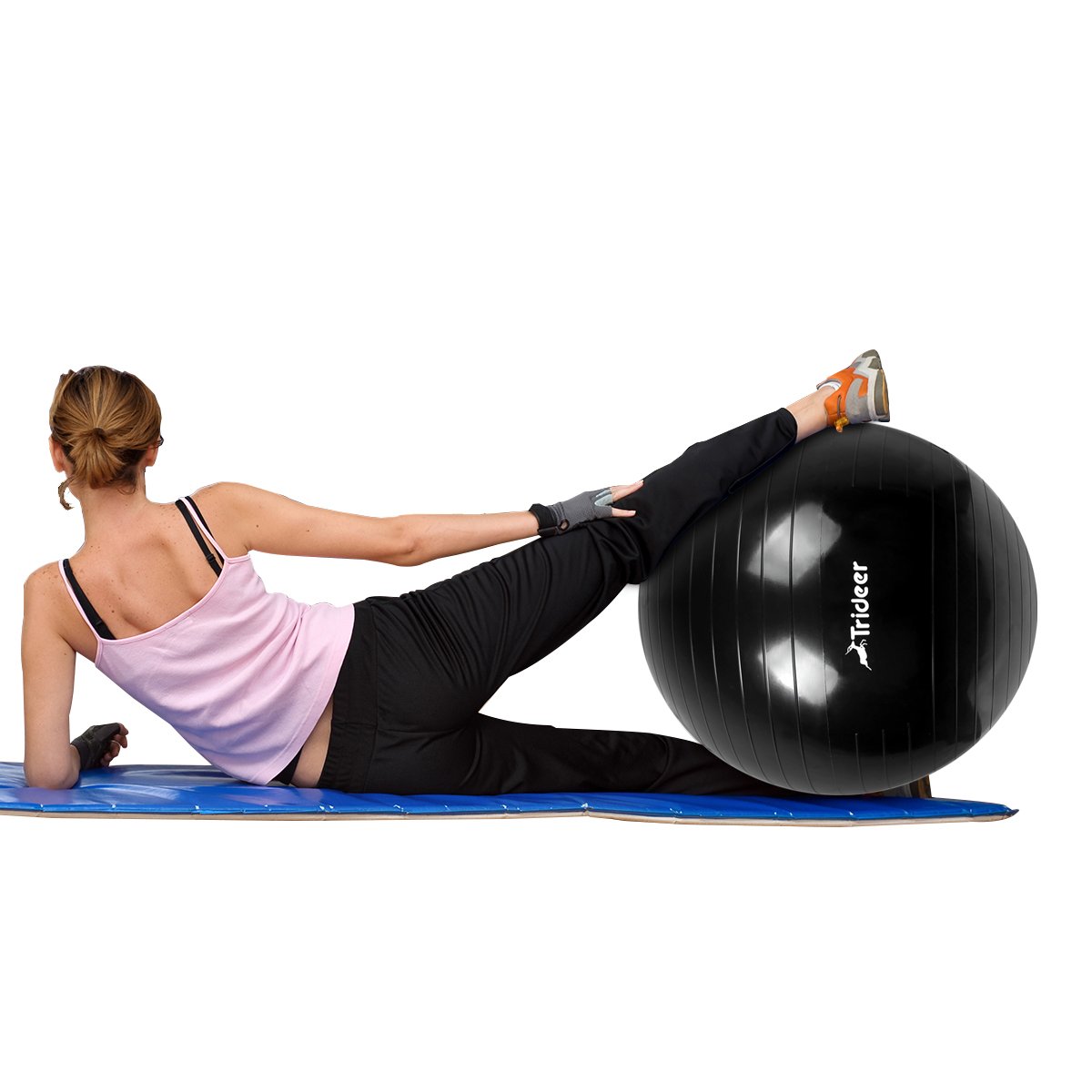 Trideer Pelota de Ejercicio 45-75 cm Anti-estallido 2200 Libras Yoga Pilates Embarazo