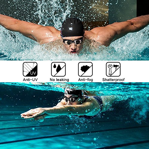Foto von Zerhunt Schwimmbrille für Herren Damen Jugendliche,Taucherbrille Erwachsene Antibeschlag und UV Schutz,Wassersport Schwimmbrillen Swimming Goggles Geschenke für Männer Frauen Mädchen 10+ Jahre