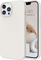 Vista 16 de Telaso Funda para iPhone 13, silicona líquida de goma de gel suave para iPhone 13, funda delgada con forro de microfibra a prueba de golpes, fundas
