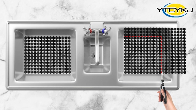 Protector para Lavabo de Cocina PVC Gris 15.7 x 11.8 pulgadas miniatura 7