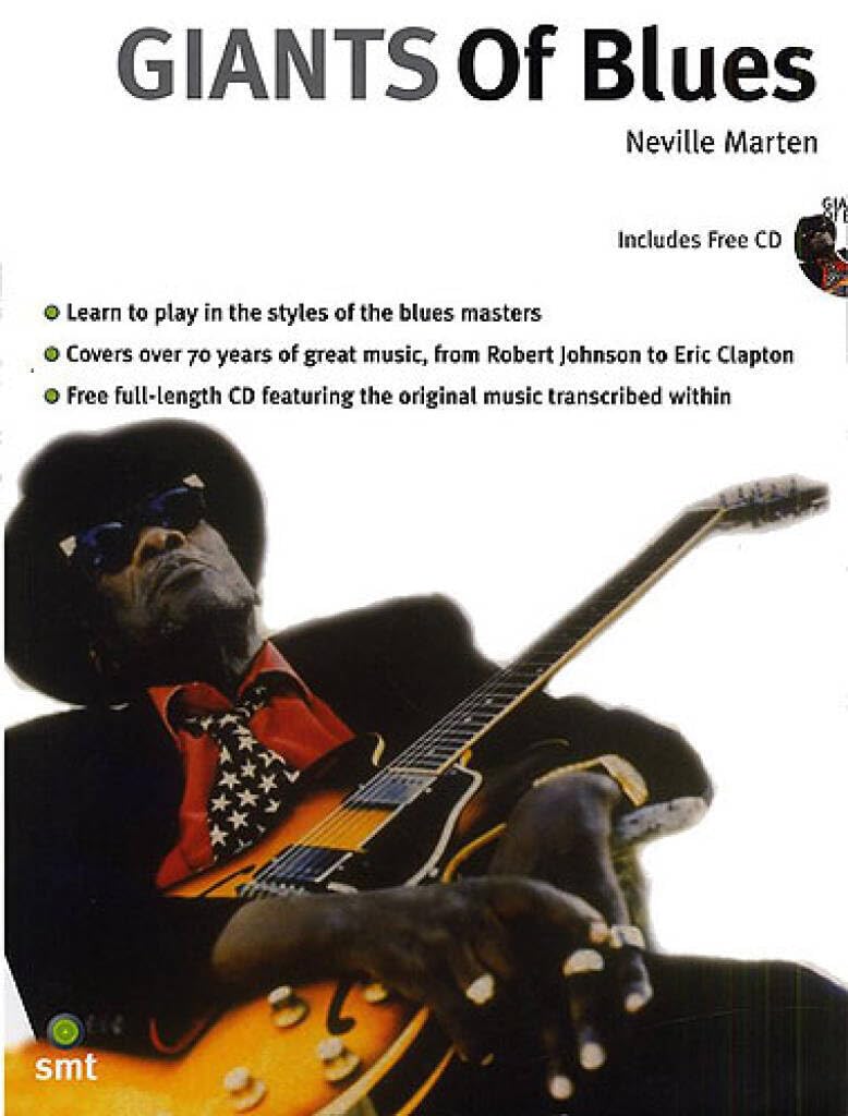 Giants of blues guitare livre CD pour progresser rapidement en guitare blues solo