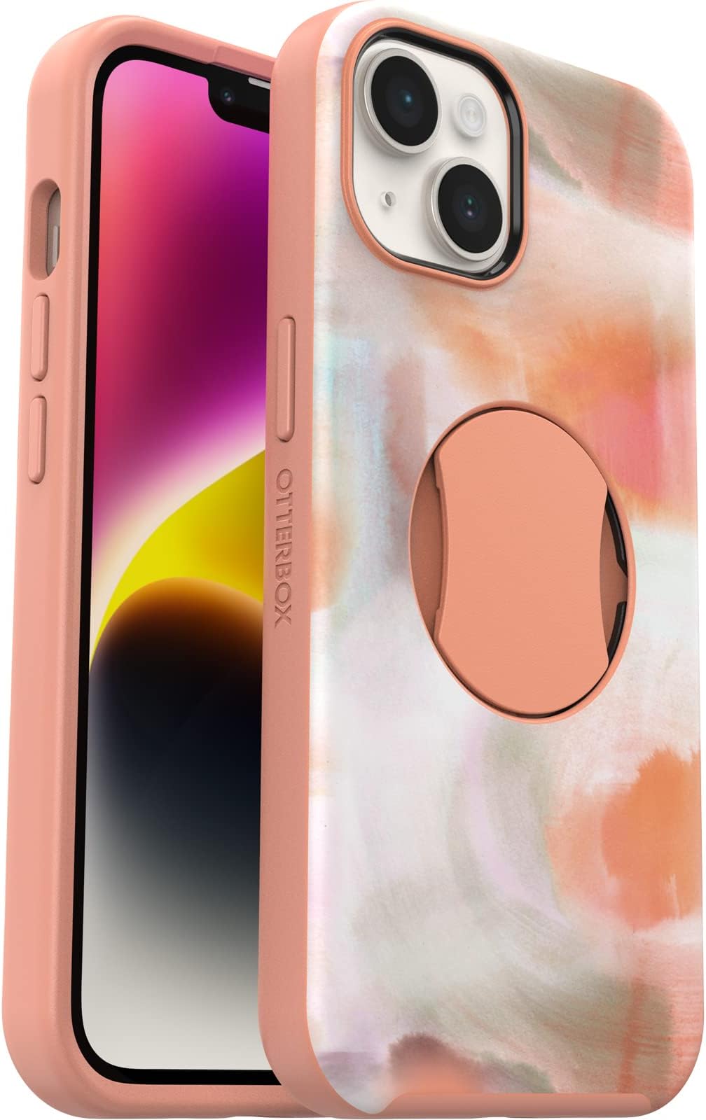 OtterBox OtterGrip Symmetry Fitted Hard Shell Case with MagSafe for iPhone 14 Plus - Made Me Blush | Best Buy Canada