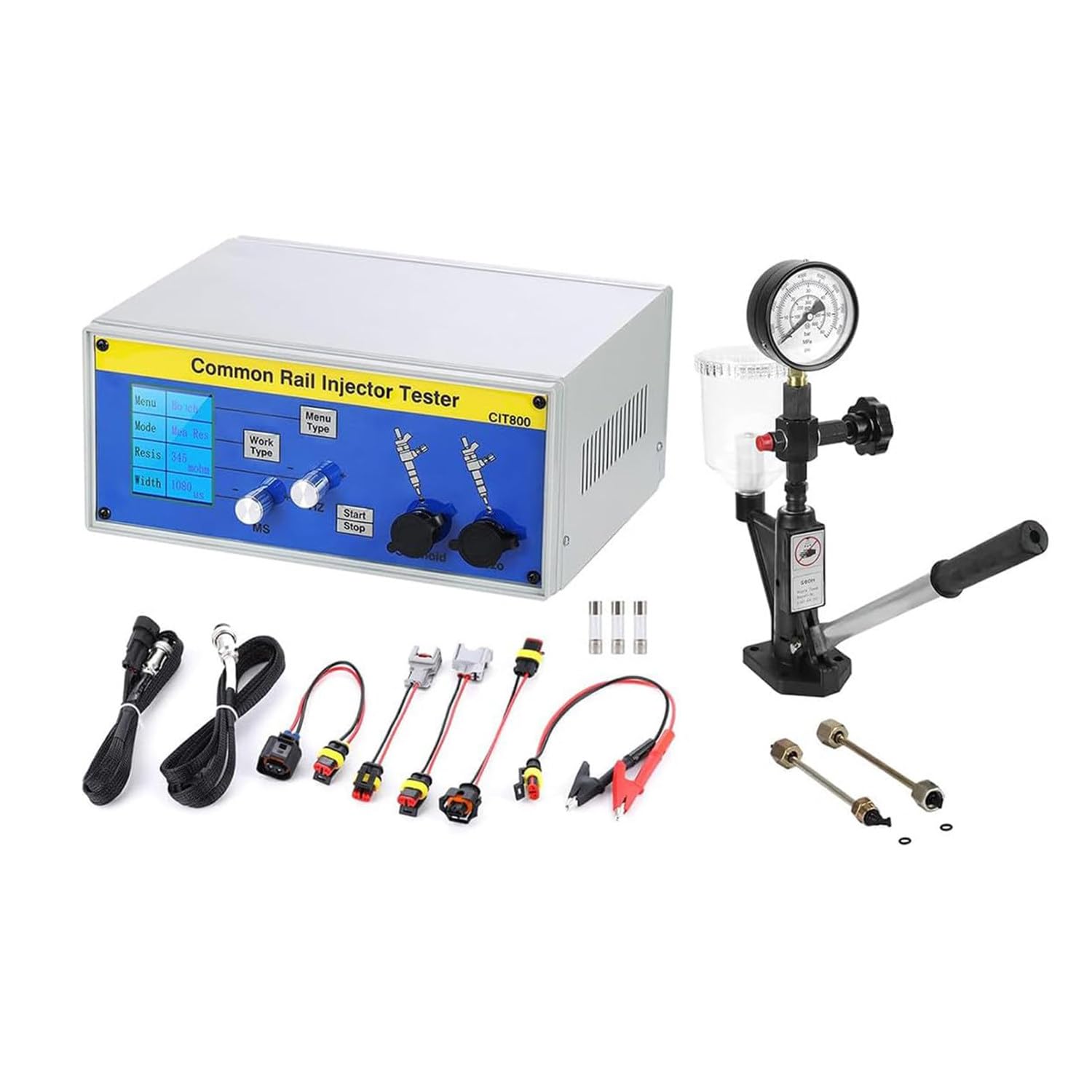 HTTGDGDH Injector Testing Machine, Multifunctional Fuel Tester And Electromagnetic Injector Driver For Diesel Engine Repair,