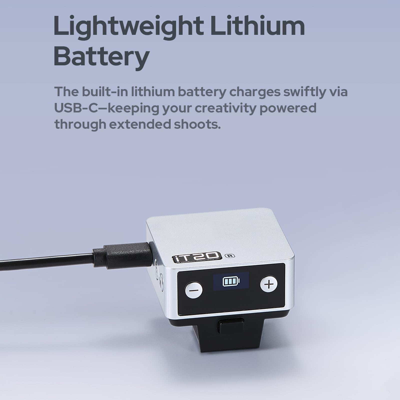 Godox iT20-R Mini Flash TTL para Ricoh GR III y GR IIIx – Flash de Cámara Compacto iT20R, Compatible con P-TTL, Batería Recargable USB-C, Incluye Filtros de Color Magnéticos