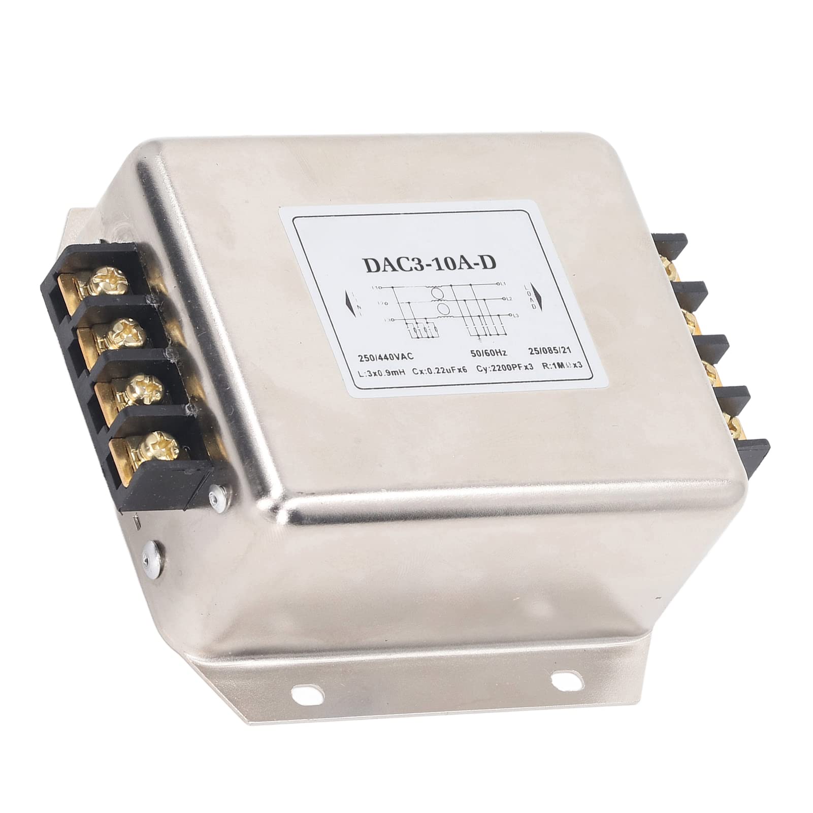 3-Phasen-Filter, Netzfilter 50/60 Hz, Stabil, Kompakt, Einfach zu  