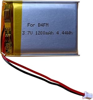 XinlanTech 3,7v 1200mAh Batteriewechsel für LEXIN B4FM Motorrad Bluetooth Headset, LX-B4FM Motorrad Gegensprechanlage