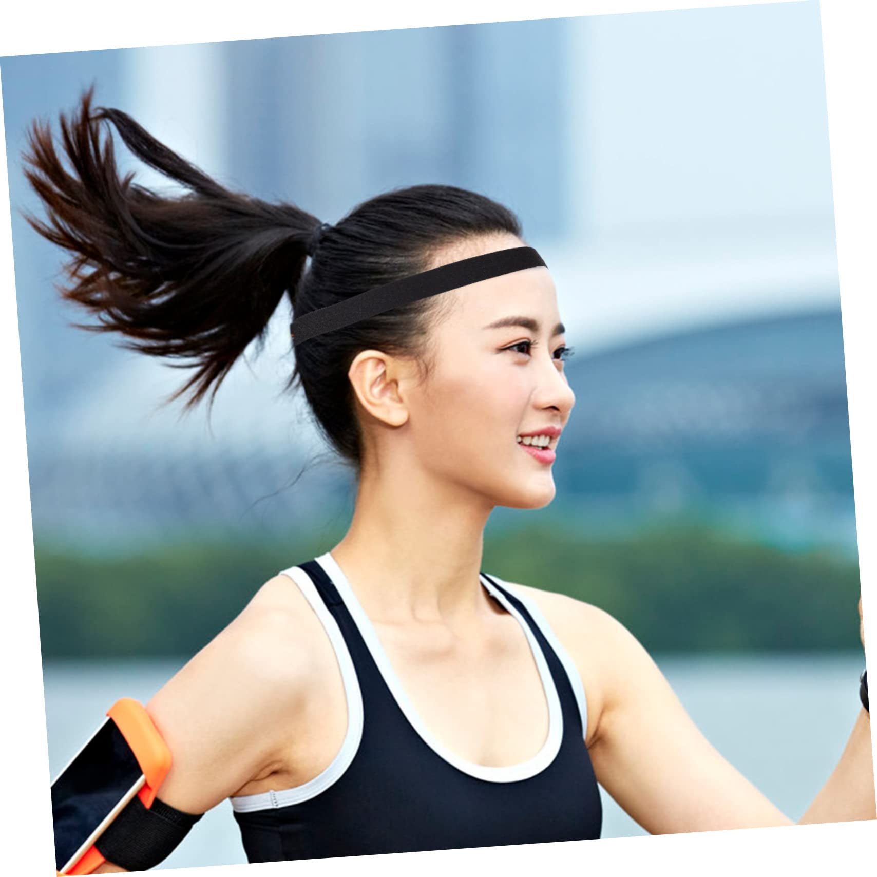BESPORTBLE 5 Set Di Fasce Elastiche Bianche Per Uomo Fasce Per Sportive Fasce Decorative Per Il Fitness 2 Pezzi * 5
