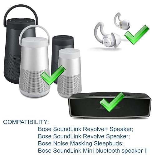 Miniatura 7 de Atneway Cable de carga USB de repuesto compatible con auriculares Bose SoundLink RevolveRevolve+ MiniMini2QC20QC30QC25QC35 (3.3 piesnegro)