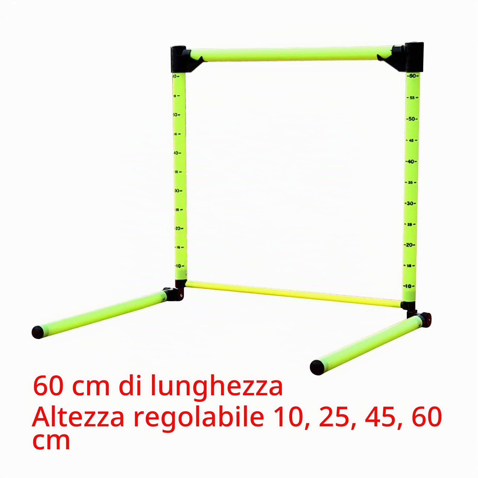 Ostacoli da Allenamento, Agilità di Addestramento di velocità Aids, Set di Barre per Saltare in Altezza Regolabile, Attrezzatura per L'allenamento